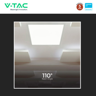 VT-61036 Pannello LED Samsung SMD Quadrato 60x60 36W Incasso Driver