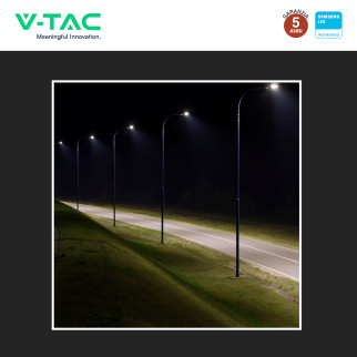 V-Tac VT-39ST Lampada Stradale LED Samsung SMD IP65 Grigio