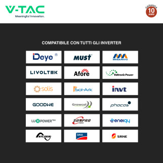 VT48100E-P2 Accumulatore 5kWh Impianti Fotovoltaici V-Tac