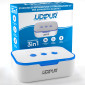 Udipur Stazione 3in1 Multifunzione per Apparecchi Acustici Sterilizzazione Asciugatura e Ricarica Dimensioni 110x90x40mm