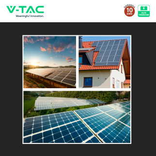 V-Tac Kit 10 Batterie BMS Stack LiFePO4 105kWh + Inverter Deye 50kW SKU 12298