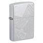 Zippo Accendino a Benzina Ricaricabile e Antivento con Fantasia Lined Arrows Design - mod. 46481