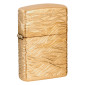 Zippo Accendino a Benzina Ricaricabile e Antivento con Fantasia Wavy Pattern Design - mod. 46273