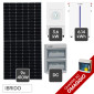 Kit 9 Pannelli Solari V-Tac 410W + Inverter Monofase 3,6kW CEI 0-21 + Batteria BMS 6,14kWh + Quadro DC 2 Stringhe + Quadro AC