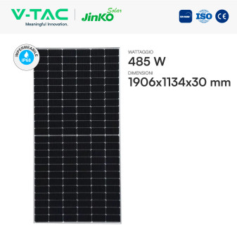 Set 12 Pannelli Solari 485W + Inverter 5kW + Accessori V-Tac