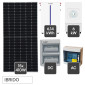 Kit 15 Pannelli Solari V-Tac 410W + Inverter Monofase 6kW CEI 0-21 + Batteria BMS 6,14kWh + Quadro DC 2 Stringhe + Quadro AC