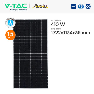 Set 15 Pannelli Solari + Inverter 6kW  + Batteria V-Tac