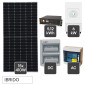 Kit 15 Pannelli Solari V-Tac Austa 410W + Inverter Deye Monofase + Batteria Rack 5,12kWh + Quadro DC 2 Stringhe + Quadro AC