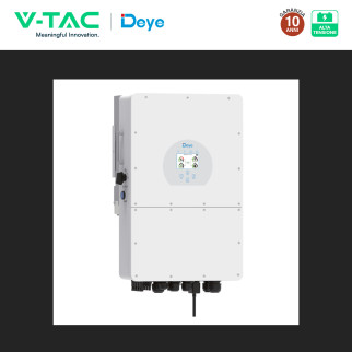 V-Tac Inverter Trifase Ibrido On-Grid / Off-Grid 15kW IP65 CEI 0-21