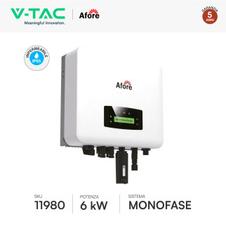 Kit 15 Pannelli Solari 410W + Inverter Monofase 6kW + Quadri DC/AC