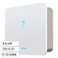 V-Tac Sinexcel Isuna Inverter Monofase Ibrido On-Grid / Off-Grid 3,6kW IP65 10 Anni per Impianto Fotovoltaico - SKU 12157