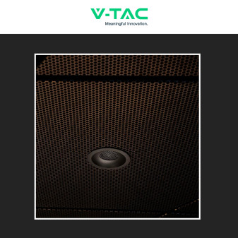 V-Tac Faretto LED COB 24W Incasso Rotondo CCT Nero