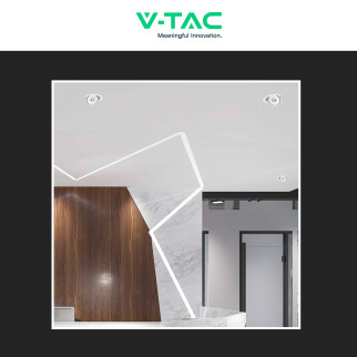 V-Tac Faretto LED COB 20W Incasso Rotondo Orientabile CCT
