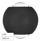 V-Tac VT-2502 Lampada LED da Muro 2W COB IP54 Doppio Fascio Luminoso Applique Colore Nero - SKU 10584 / 10586
