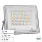 V-Tac VT-44030CCT Faro LED 30W Faretto SMD IP65 LED Sostituibili CCT Changing Color 3in1 Colore Grigio - SKU 23613