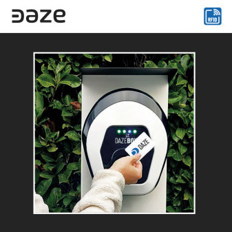 Wallbox 7,4kW Monofase IP55 con Cavo Tipo 2 Bluetooth Wi-Fi Daze