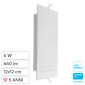 V-Tac Pro VT-61006 Pannello LED Quadrato 6W SMD Chip Samsung da Incasso con Driver - SKU 104801 / 104811 / 104821