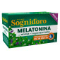 Sognid'oro Tisana Melatonina con Melissa Proprietà Rilassanti per Addormentarsi in Fretta - Confezione da 16 Filtri