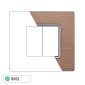 ETTROIT SOLAR PLACCA ALLUMINIO 2P ORO - Mod. MT86211 - Compatibile con BTicino MATIX