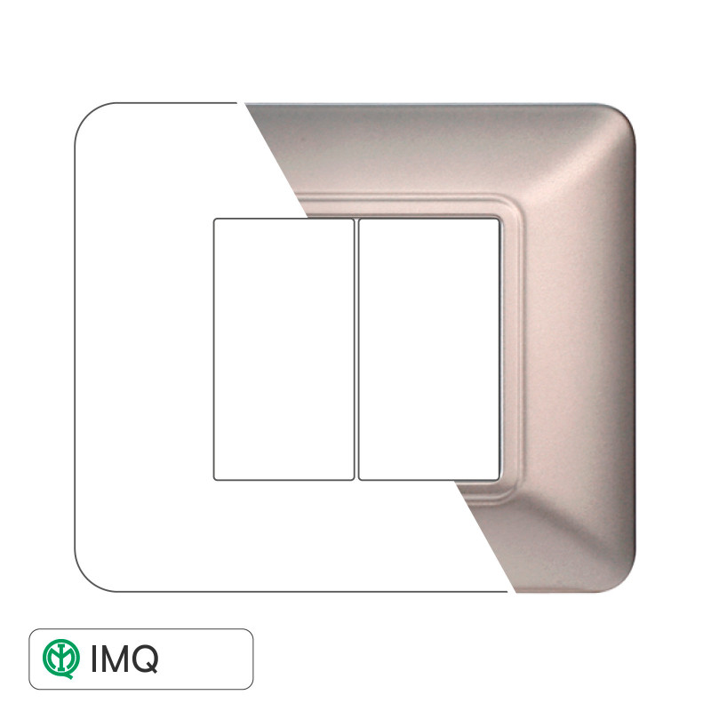 PLACCA PLASTICA 2P SILVER - modello MT83206