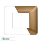 ETTROIT SOLAR PLACCA PLASTICA 2P ORO - Mod. MT83211 - Compatibile con BTicino MATIX