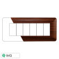ETTROIT SOLAR PLACCA PLASTICA 6P RADICA - Mod. MT83603 - Compatibile con BTicino MATIX