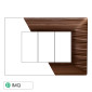 ETTROIT SOLAR PLACCA 3P BRONZO SATINATO - Mod. MT85310 - Compatibile con BTicino MATIX