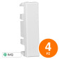 ETTROIT MOON FALSO POLO MEZZO POSTO 1/2P - Confezione 4pz - Mod. AB0102 - Compatibile con BTicino AXOLUTE