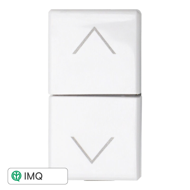 PULSANTE DOPPIO INTERBLOCCO SALISCENDI - modello AB1204