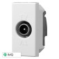 ETTROIT MOON CONNETTORE TV MASCHIO PASSANTE - Mod. AB2253 - Compatibile con BTicino AXOLUTE
