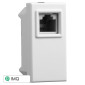 ETTROIT MOON CONNETTORE RJ11 TELEFONO - Mod. AB2354 - Compatibile con BTicino AXOLUTE