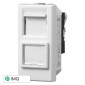 ETTROIT MOON CONNETTORE RJ45 CAT6 - Mod. AB2356 - Compatibile con BTicino AXOLUTE