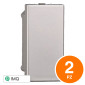 ETTROIT MOON FALSO POLO 1 POSTO - Confezione 2pz - Mod. AG0100 - Compatibile con BTicino AXOLUTE