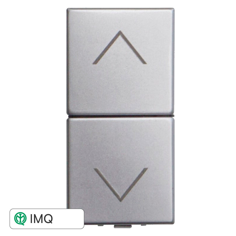 PULSANTE DOPPIO INTERBLOCCO SALISCENDI - modello AG1204