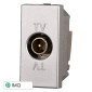 ETTROIT MOON CONNETTORE TV MASCHIO PASSANTE - Mod. AG2253 - Compatibile con BTicino AXOLUTE