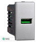 ETTROIT MOON PRESA USB 2.1AMH - Mod. AG2401 - Compatibile con BTicino AXOLUTE