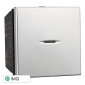 ETTROIT MOON PULSANTE ASSIALE 2P 1P 16A 220V - Mod. AG3402 - Compatibile con BTicino AXOLUTE