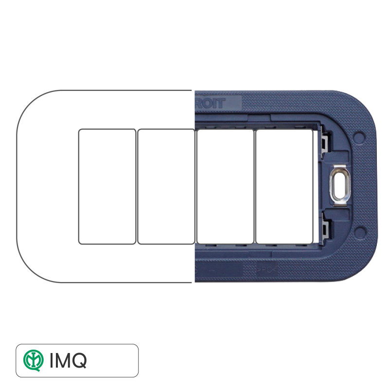 SUPPORTO SLIM 4POSTI - modello AN0204S