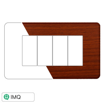 PLACCA SLIM 4P RADICA - modello AN87403