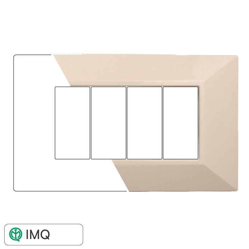 PLACCA PIRAMIDE 4P SABBIA - modello AN90409