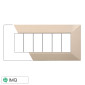 ETTROIT MOON PLACCA PLASTICA PIRAMIDE 6P SABBIA - Mod. AN90609 - Compatibile con BTicino AXOLUTE