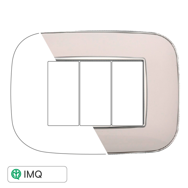 PLACCA ORBIS 3P BIANCA - modello AN91301