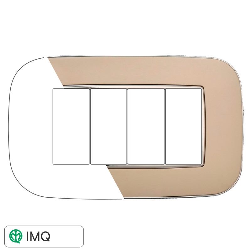 PLACCA ORBIS 4P SABBIA - modello AN91409