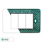 ETTROIT STARLIGHT SUPPORTO 3POSTI - Mod. EV0203 - Compatibile con Vimar PLANA