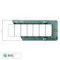 ETTROIT STARLIGHT SUPPORTO 7POSTI - Mod. EV0207 - Compatibile con Vimar PLANA