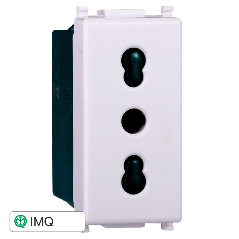 PRESA BIPASSO 2+T 16A - modello EV2001