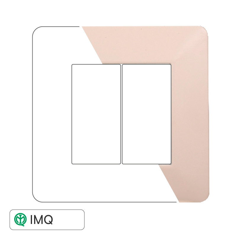 PLACCA PLASTICA 2P SABBIA - modello EV83209