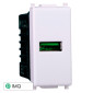 ETTROIT STARLIGHT PRESA USB 2.1AMH - Mod. EV2401 - Compatibile con Vimar PLANA