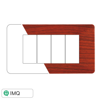 PLACCA PLASTICA 4P RADICA - modello EV83403