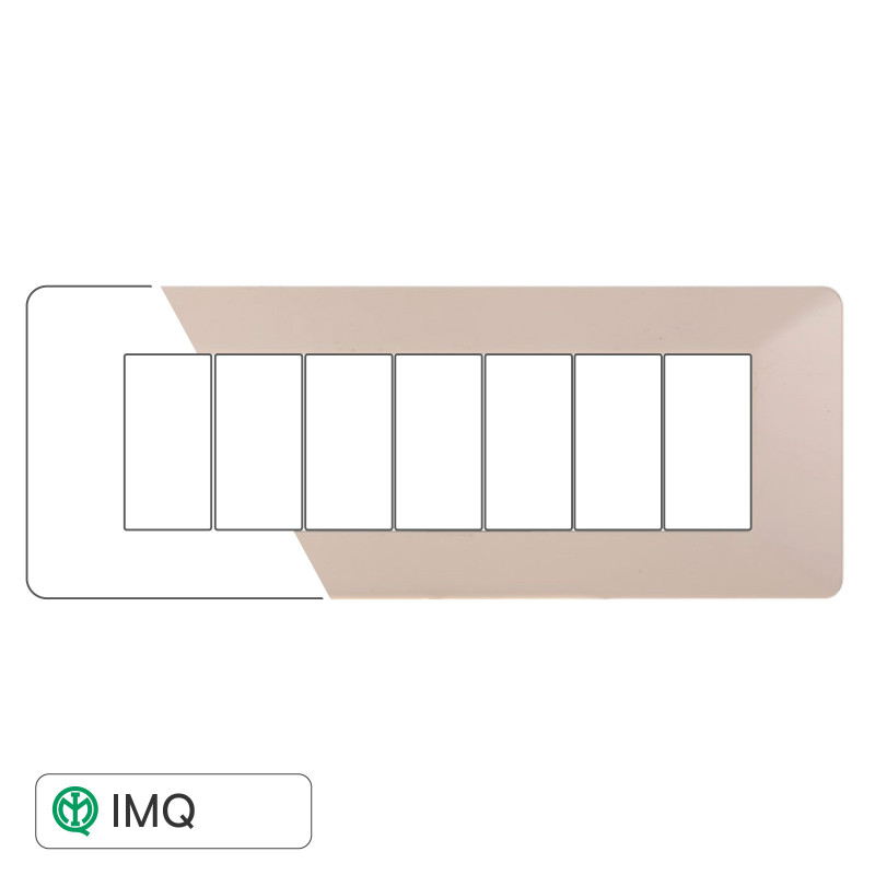 PLACCA PLASTICA 7P SABBIA - modello EV83709